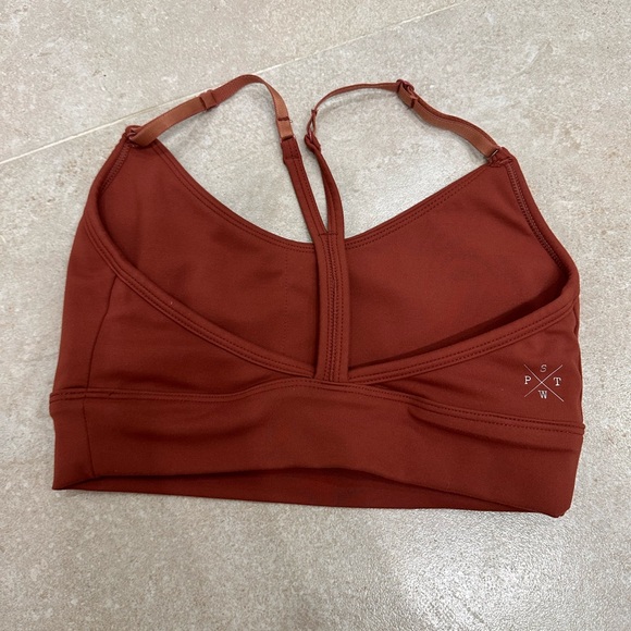 PTULA Women’s Rust Brown sports bra (pads removed, may be able to provide a set) - Picture 2 of 3